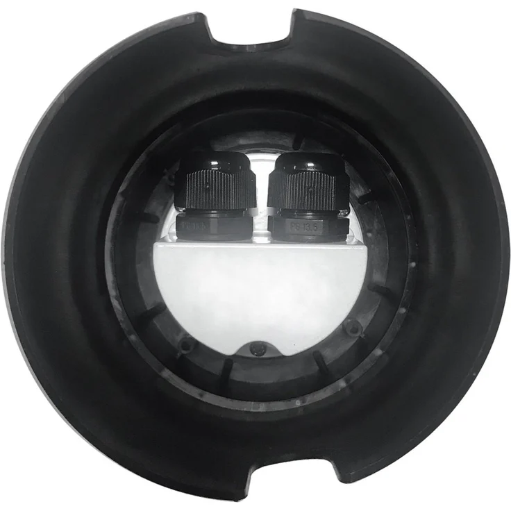 Heitronic 500148 LED Bodeneinbaustrahler Messina 90° Edelstahl starr rund 115mm – Bild 5
