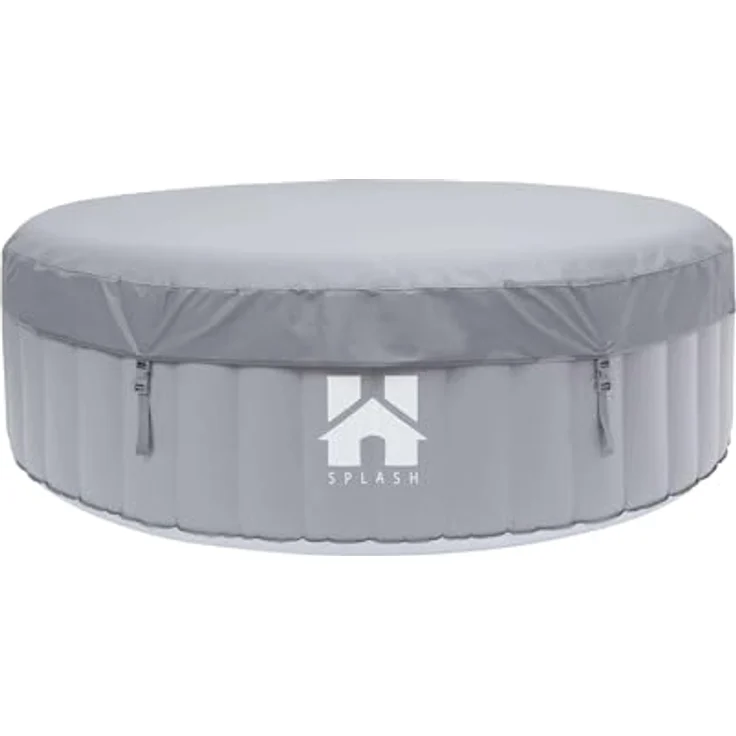 HOME DELUXE Outdoor Whirlpool SPLASH Uni - Grau - 6 Personen – Bild 6