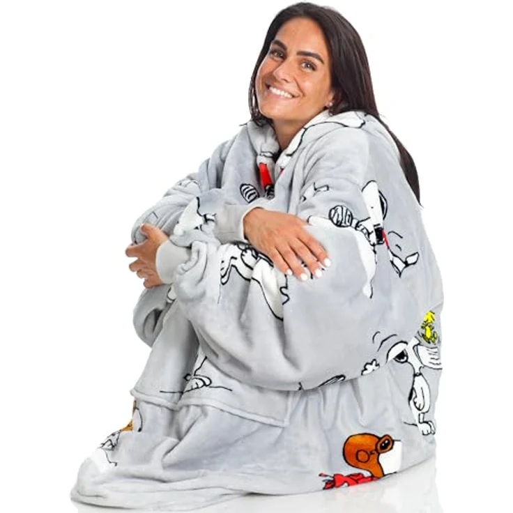 Kinderdecke Kanguru Snoopy Hoodie, XXL-Pullover für Männer & Frauen, Kanguru – Bild 7