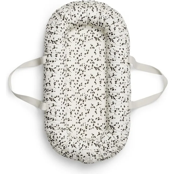 Elodie Details Babynest Kuschelnest Tragbare Babynestchen Neugeborene Kokon für Babys und Säuglinge, Waschbare Reisebett Baby Nestchen 100% Baumwoll 78x45 cm – Dalmatian Dots