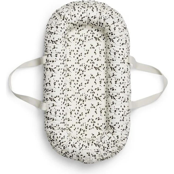 Elodie Details Babynest Kuschelnest Tragbare Babynestchen Neugeborene Kokon für Babys und Säuglinge, Waschbare Reisebett Baby Nestchen 100% Baumwoll 78x45 cm – Dalmatian Dots
