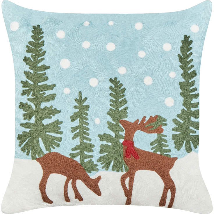 Dekokissen 2er Set PEPPERMINT Baumwolle 45 x 45 cm Hellblau – Bild 4