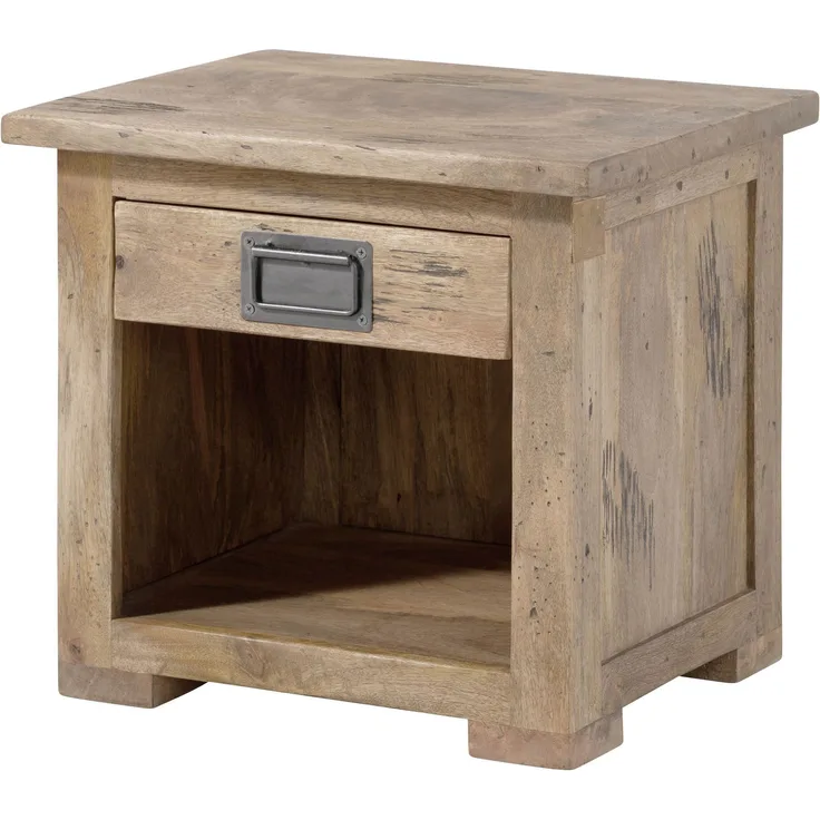 Nachttisch Mango 50x40x45 whitewash lackiert RAILWAY #387