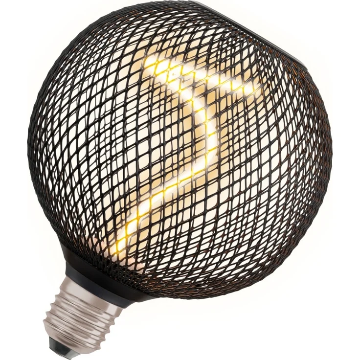 Osram LED Dekoleuchtmittel E27 Globe schwarz 3,5W dimmbar warmweiß – Bild 2