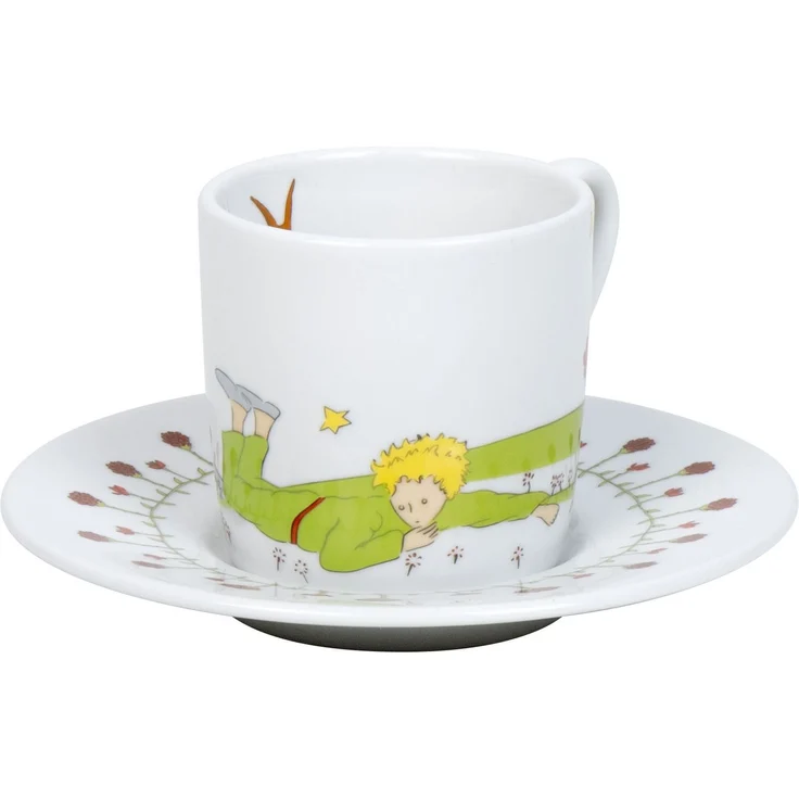 KÖNITZ 1150531599 Espressotasse Der kleine Prinz Freundschaft 85 ml, Porzellan – Bild 3
