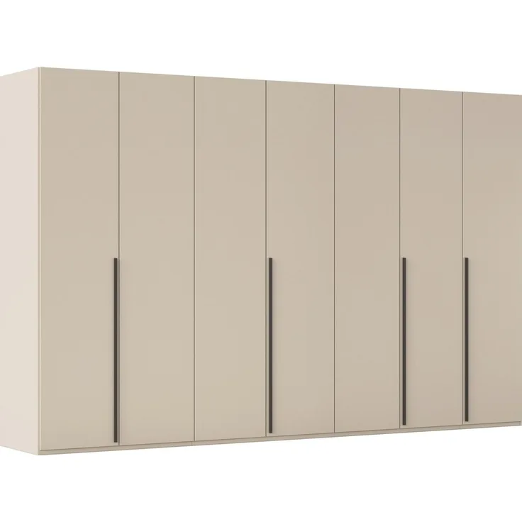 rauch Kleiderschrank Drehtürenschrank Schrank Garderobe Wäscheschrank BESTSELLER MONTCLAR (3 Ausstattungen BASIC/CLASSIC/PREMIUM (SOFT-CLOSE), Breiten 201-400 cm) Front in Glas/Hochglanz/Dekor/Grauspiegel in 5 Breiten MADE IN GERMANY