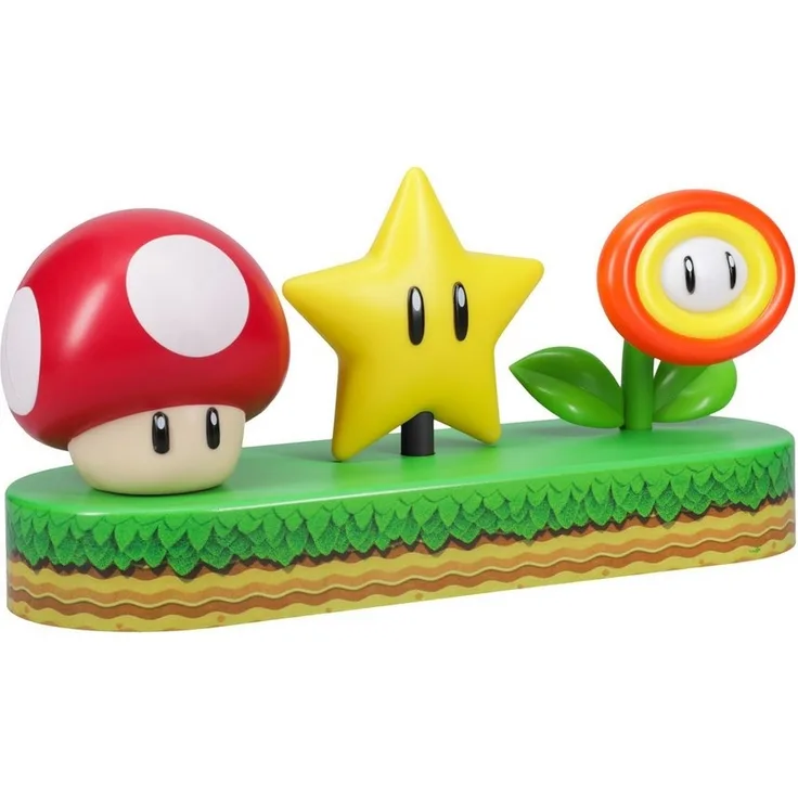 Paladone Dekolicht Super Mario Icon Light freistehend, LED fest integriert, Offiziell lizenziertes Merchandise
