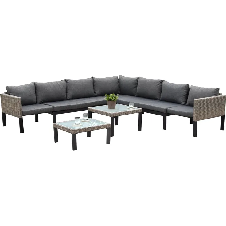 Prato Lounge Set, ausziehbare Sitzfläche