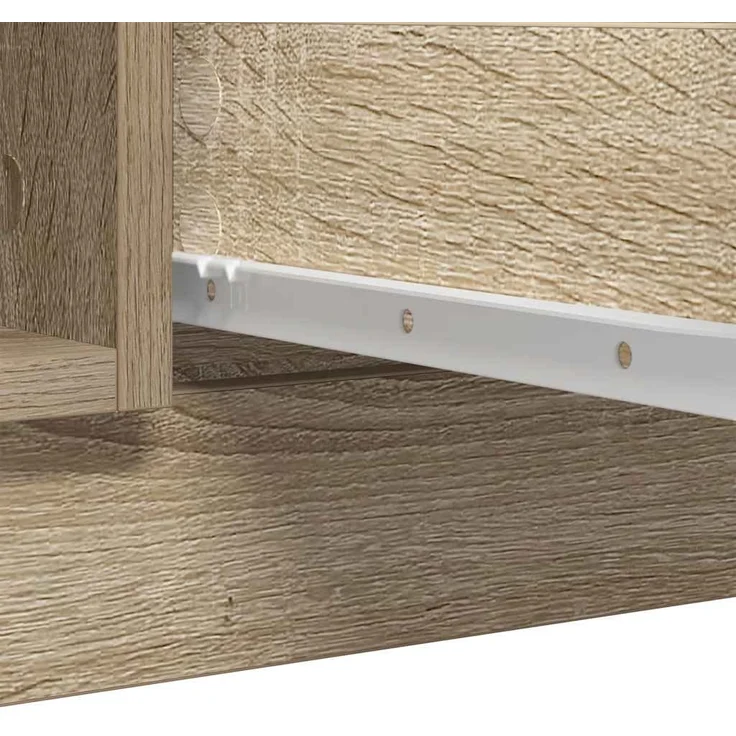 vidaXL Sideboard mit Schubladen Sonoma-Eiche 100,5x35x98,5 cm 3328455 – Bild 10
