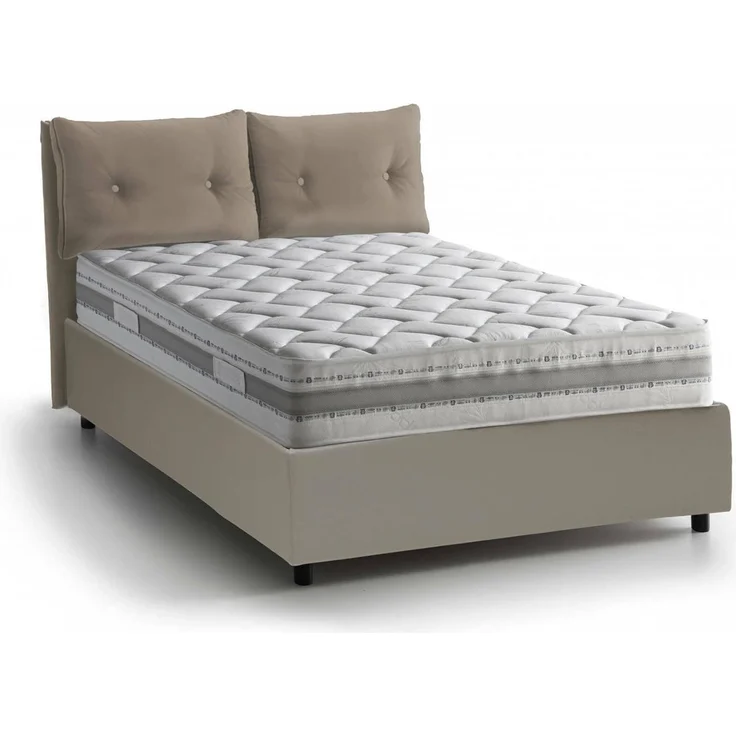 Dmora - Chino-Wandsystem, TV-Ständer, Wohnzimmermöbel, reversible Wohnzimmerkomposition, Eckwohnzimmerset, 200 x 41 x 44 cm, Eiche und glänzendes Weiß – Bild 3