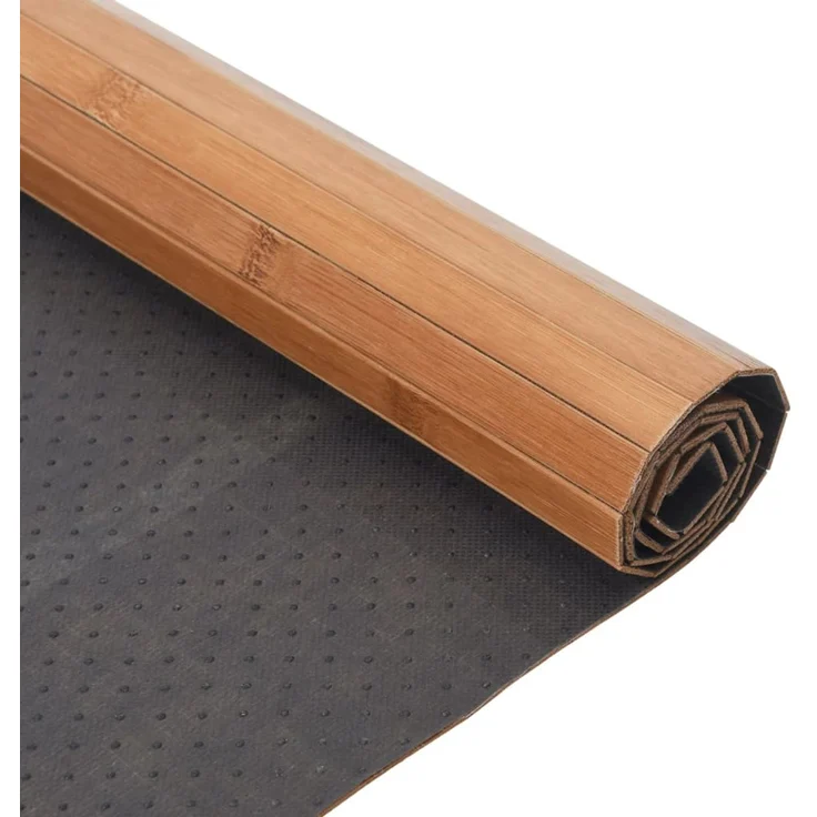 vidaXL Teppich Rechteckig Natur 80x100 cm Bambus 376769 – Bild 5