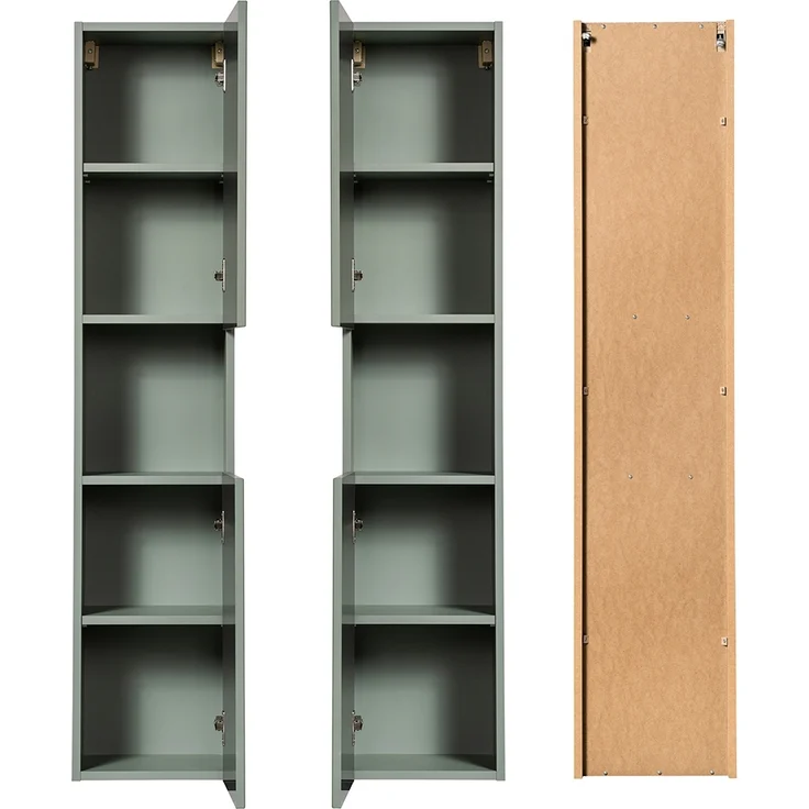 Hochschrank, grün, NEWPORT-56-GREEN – Bild 4