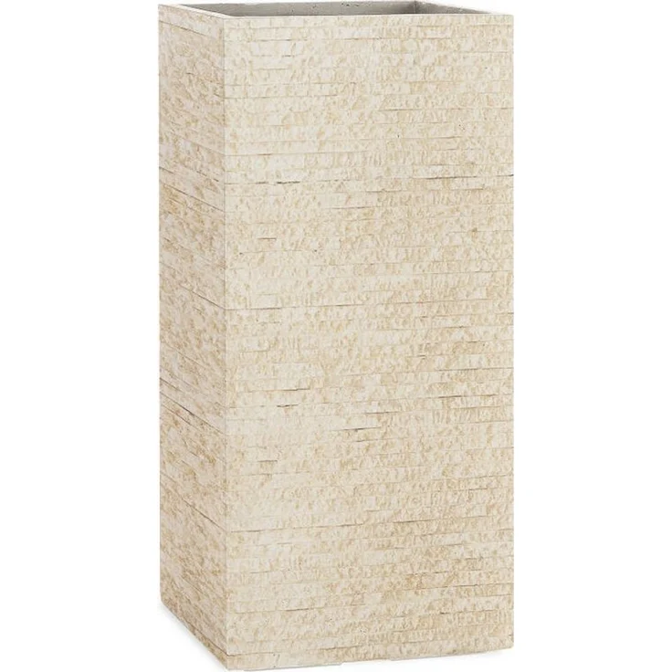 Pflanzwerk® Pflanzkübel TOWER Premium Blumenkübel Pflanzsäule Fiberglas mit Lotus-Effekt – Bild 1
