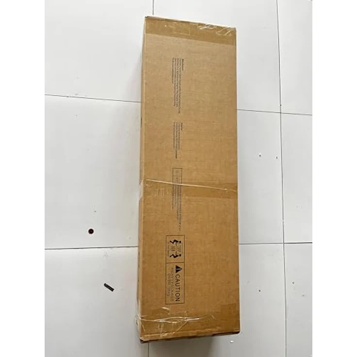 LITTLE TREE Konsolentisch, 100 x 30cm Industrieller 4-Etagen Sofatisch mit Ablagen, Schmaler Holztisch mit Stabilem Metallgestell für Kleine Räume, Flur, Wohnzimmer, Rustikales Braun – Bild 12
