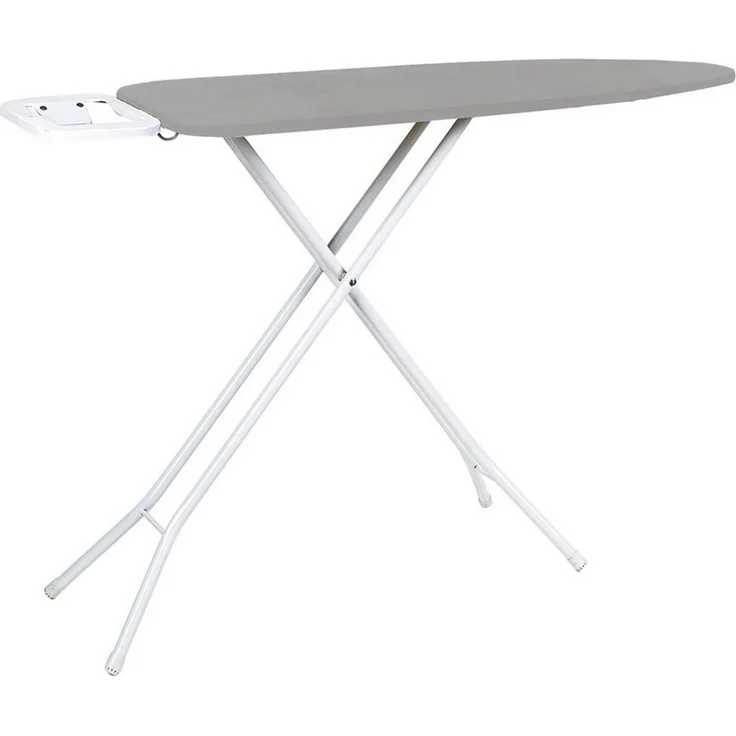 HTI-Living Bügelbrett Bügelbrett Grau Ilona, Bügelfläche 110x33 cm, Bügeltisch mit Bügeleisenablage – Bild 1