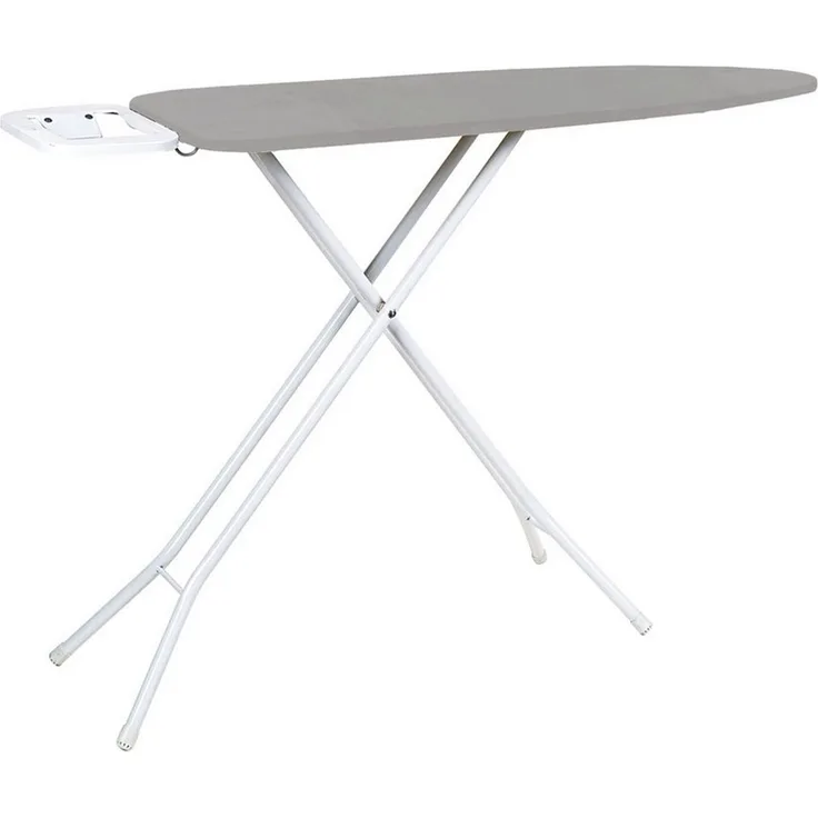 HTI-Living Bügelbrett Bügelbrett Grau Ilona, Bügelfläche 110x33 cm, Bügeltisch mit Bügeleisenablage