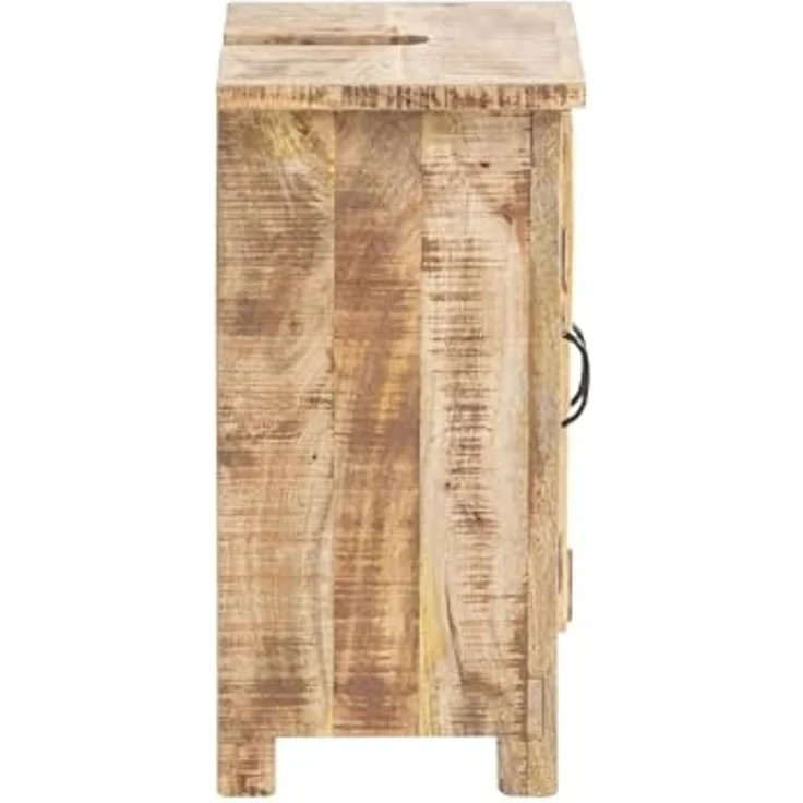 Massivholz Waschbeckenunterschrank Caribou, 52x60x30 cm, Ideal für jedes Bad – Bild 6