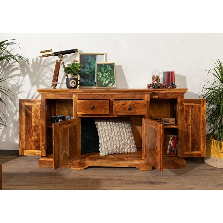 Sideboard Akazie 160x45x85 honig lackiert OXFORD #0902 – Bild 4
