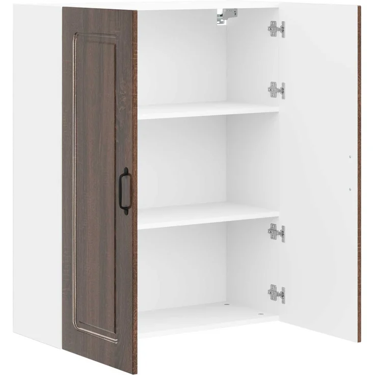 Hängeschrank, Küchenschrank Braun Eichen-Optik 80 x 31 x 100 cm – Bild 5
