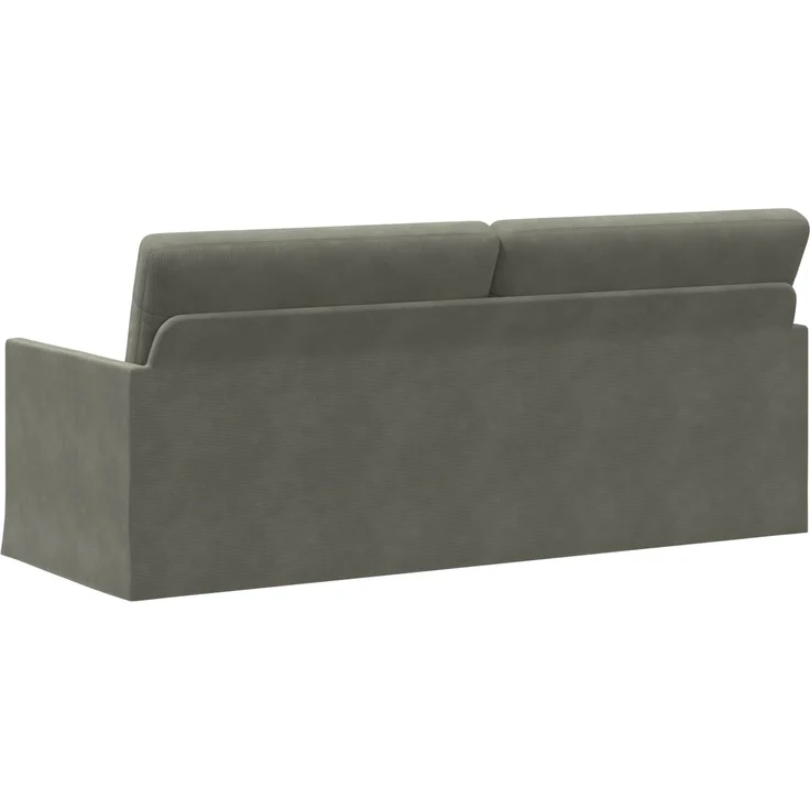 vidaXL 3-Sitzer Sofa Hellgrau 190 x 81 x 82 cm Cordstoff 42041133 – Bild 4