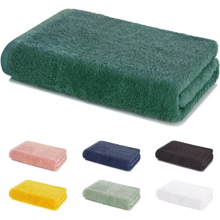 Lavea Saunatuch MEXICO Saunahandtuch 80×200 cm – optional mit Bademantel/Morgenmantel, Baumwolle (Set, 1-St), Hochwertiges Walkfrottier – Saunatuch oder Set mit Unisex-Bademantel – Bild 5