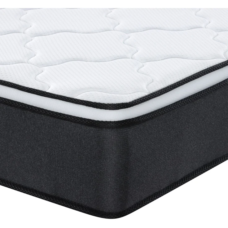 Arensberger EMILIA Federkernmatratze mit GEL-Schaum und integriertem Topper | 180x200 cm Höhe 23cm | Härtegrad H3/ H4 | HR Taschenfederkern Matratze – Bild 7