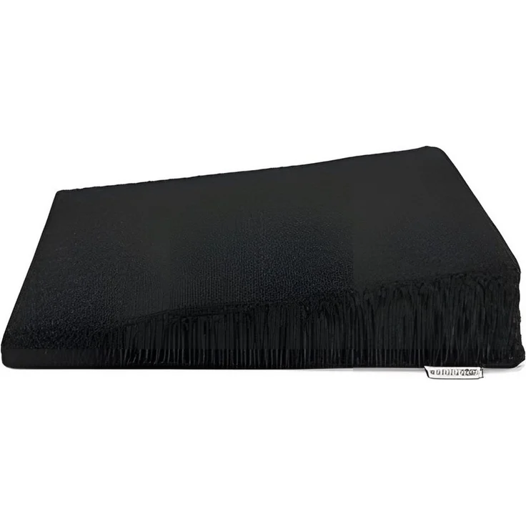 Beautissu Stuhlkissen Sitz Keilkissen formstabil Anti-Rutsch BeauErgo, Schwarz, Rutsch Bezug Waschbar & Reißverschluss – Ergonomisches Sitzkissen – Bild 1