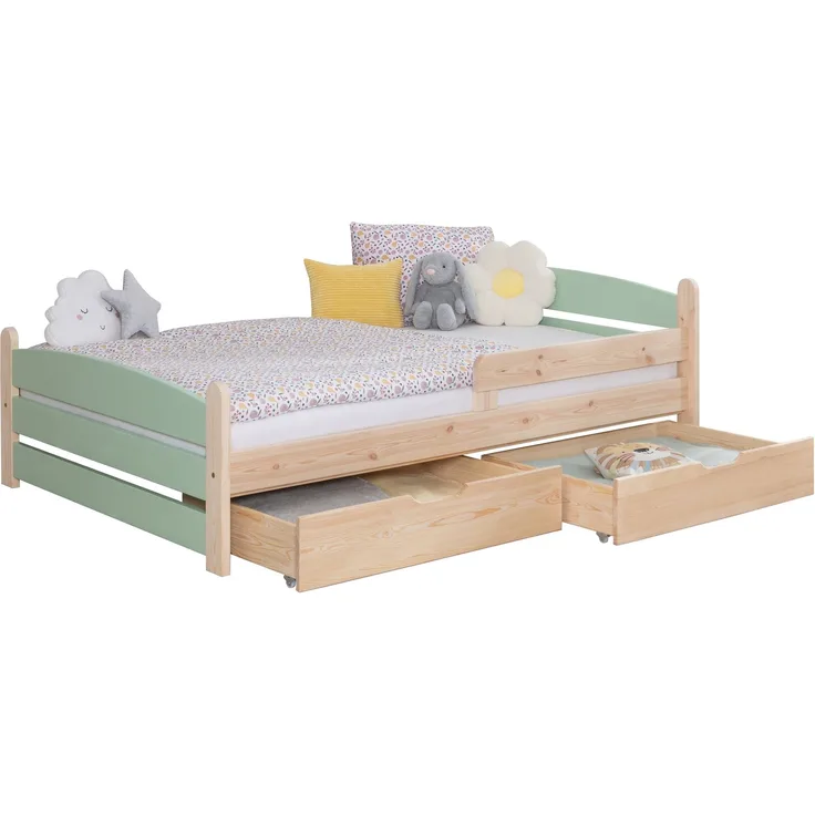 Kinderbett Einzelbett "Mello" 120x200 Kiefer massiv