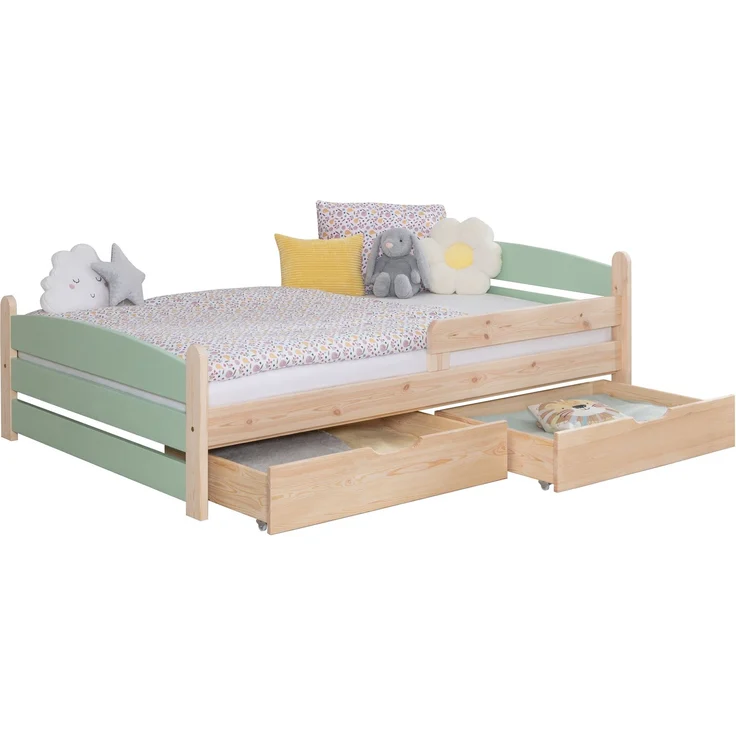 Kinderbett Einzelbett "Mello" 120x200 Kiefer massiv