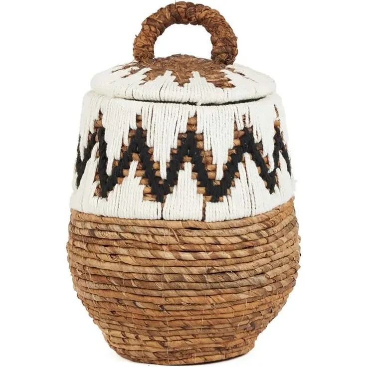 Die Little Bay Beach Körbe - Natur Weiss - S - Naturweiß - 27x27x40cm