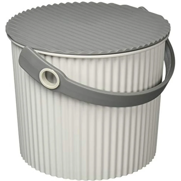 Hachiman Omnioutil Eimer mini - Grau/Anthrazit 4 Liter – Bild 1