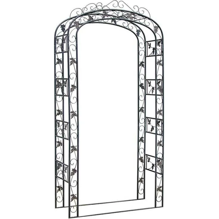 CLP verzierter Rosenbogen,schwarz