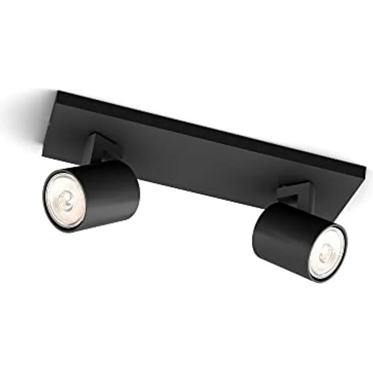 Philips myLiving Spot Runner 2flg. 2x20W schwarz exkl. LM