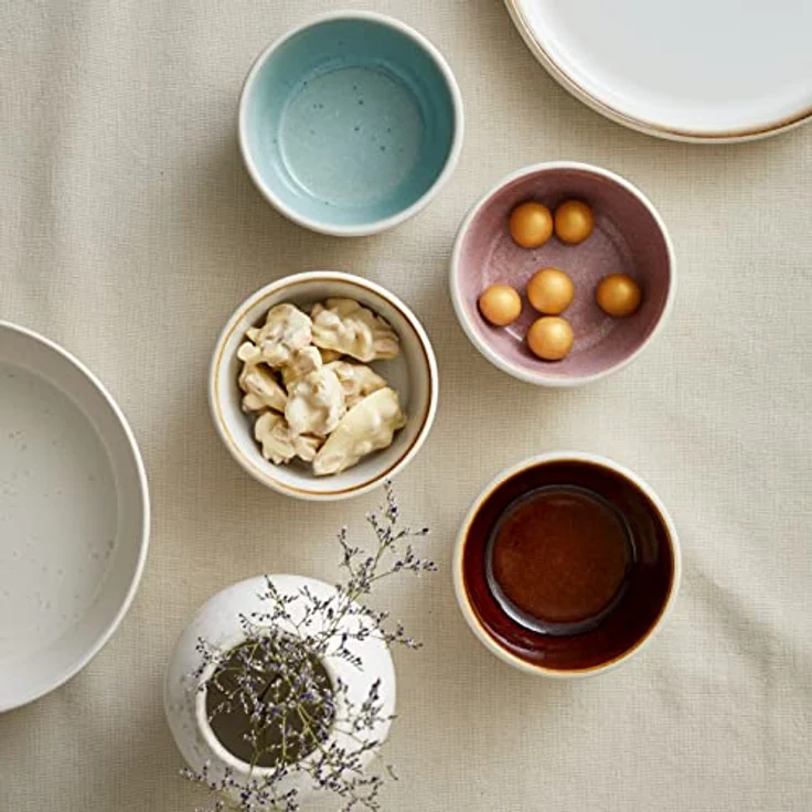 Bitz Steinzeug Schüssel schwarz / grün 12 cm – Bild 7