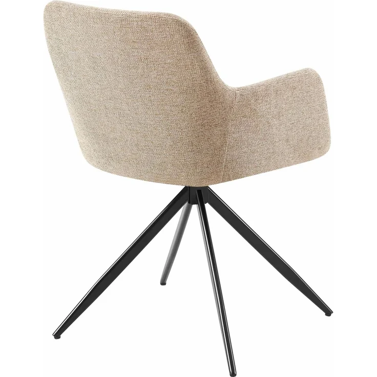 CLP Esszimmerstuhl Olema Stoff,taupe – Bild 6