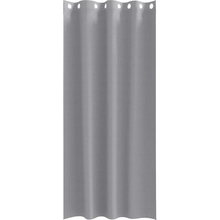 vidaXL Verdunkelungs-Vorhänge mit Ringen 2 stk. Hellgrau 245 x 140 cm 4107346 – Bild 4