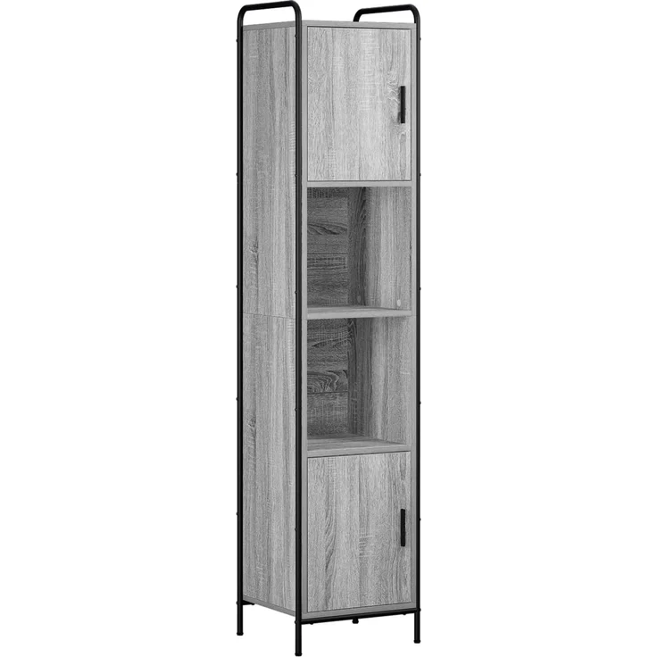 vidaXL Badezimmerschrank-Set 4 stk. Sonoma-Grau 40 x 36 x 181 cm 3444594 – Bild 6