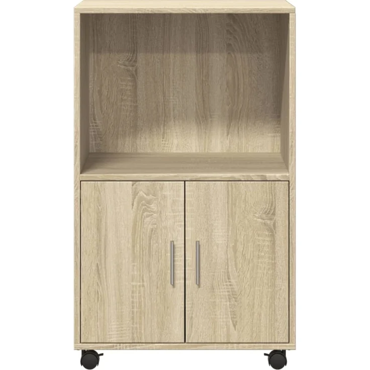 vidaXL Rollschrank Sonoma-Eiche 55x40x91 cm Holzwerkstoff 853184 – Bild 3