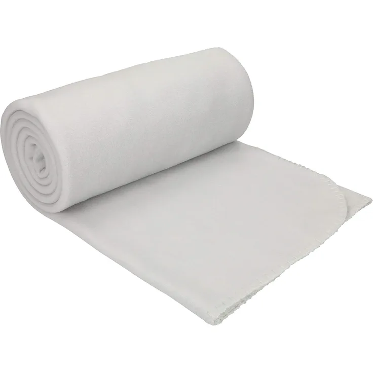 Wohndecke Luxus Fleecedecke Kuscheldecke Größe 130x170 cm Farbe silbergrau, Betz, 180 g/m²