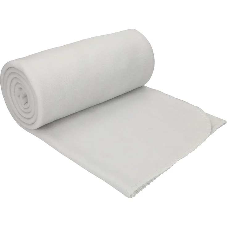 Wohndecke Luxus Fleecedecke Kuscheldecke Größe 130x170 cm Farbe silbergrau, Betz, 180 g/m²