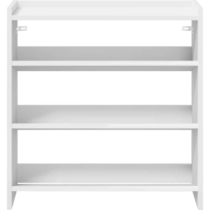 vidaXL Schuhregal Weiß 60x25x62 cm Holzwerkstoff 859887 – Bild 3