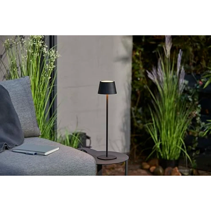 Northpoint LED Tischleuchte LED Akku Tischlampe Flaschenleuchte 3in1 45cm warmweiß – Bild 6