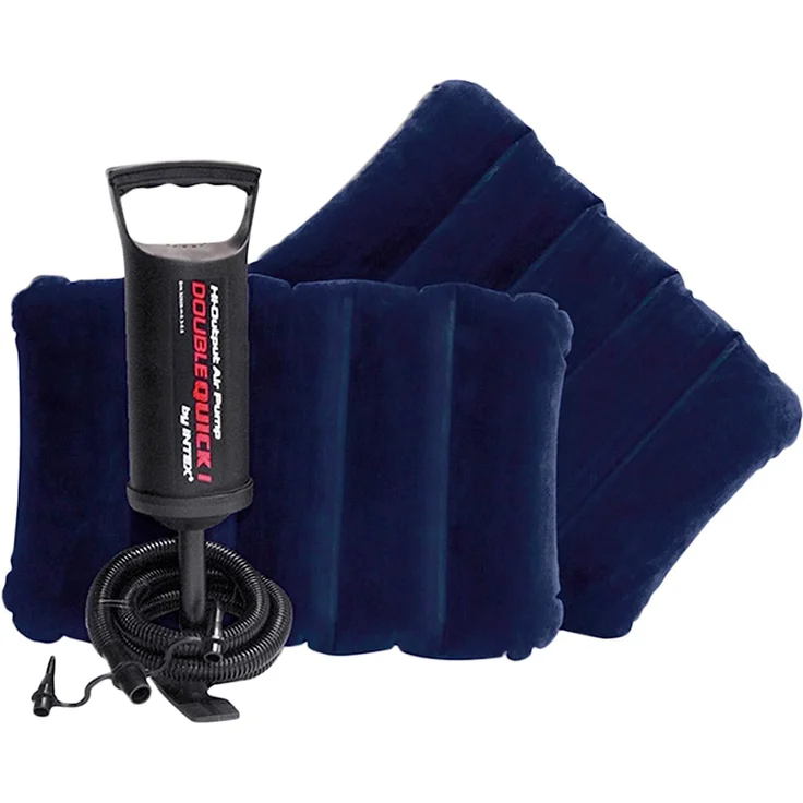 Intex 'Queen Dura-Beam Classic Downy' Luftbett, blau, 152 x 203 x 25 cm – Bild 5