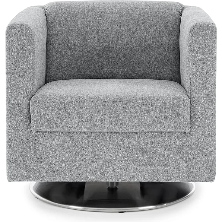 LOOKS by Wolfgang Joop Looks I Designer Sessel mit Federkern, Holzwerkstoff, grau, 72 x 71 x 75 cm – Bild 1