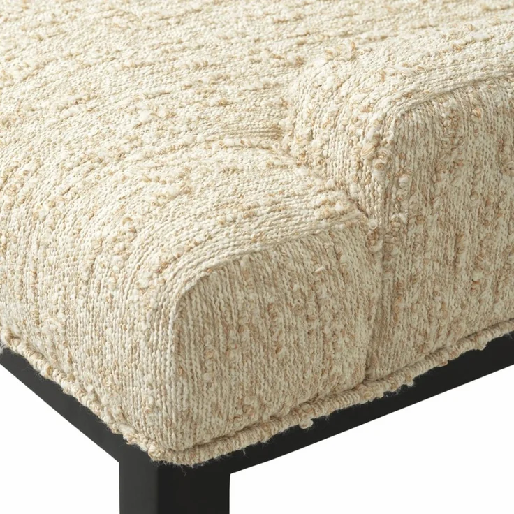 Casa Padrino Luxus Esszimmer Stuhl mit Armlehnen Naturfarben / Schwarz H. 91 cm – Bild 5