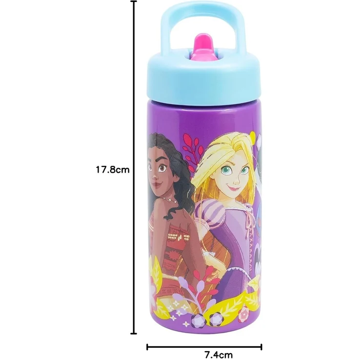 Disney Princess Kinder Wasserflasche 410 ml für Alltag Schule und unterwegs – Bild 6