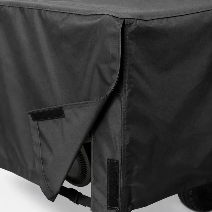 Generator-Schutzhülle, 420D Oxford-Gewebe, Schwarz, 81 x 61 x 61 cm, wasserdicht, staubdicht, UV-beständig, regenfest – Bild 3
