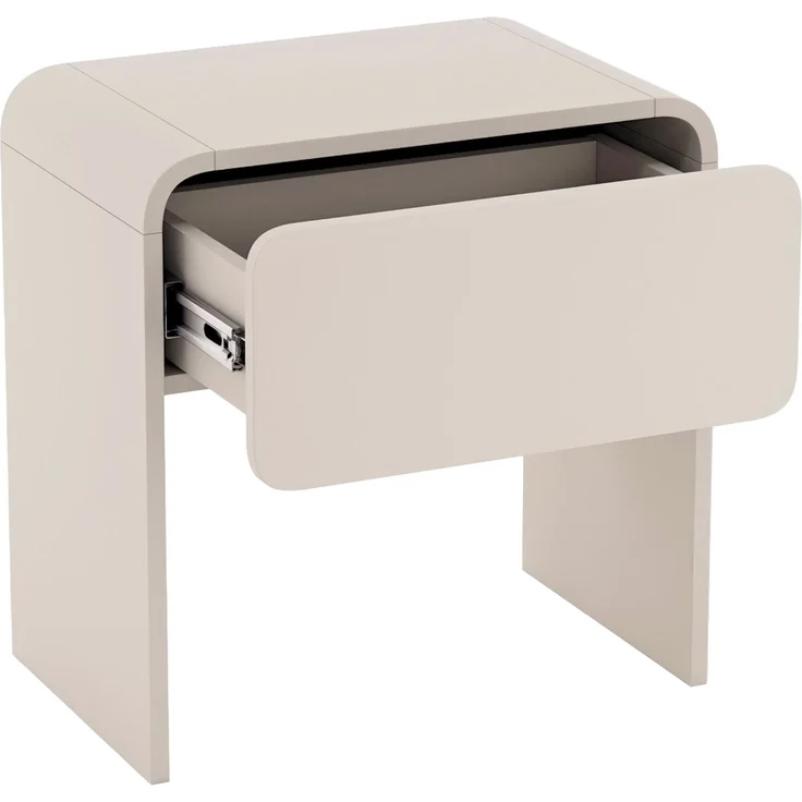 Selsey 'Lummo' Nachttisch mit Schublade, Kaschmirgrau, 50 cm – Bild 4