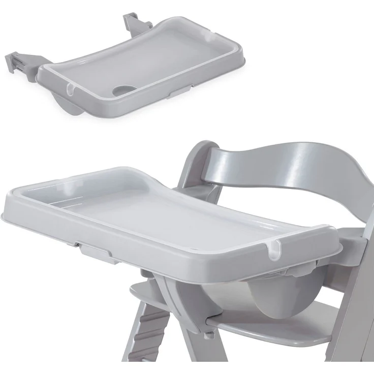 Hauck Alpha Tray Hochstuhlschale Grau Monochromatisch Junge/Mädchen Alpha+ Beta+ 560 mm – Bild 3