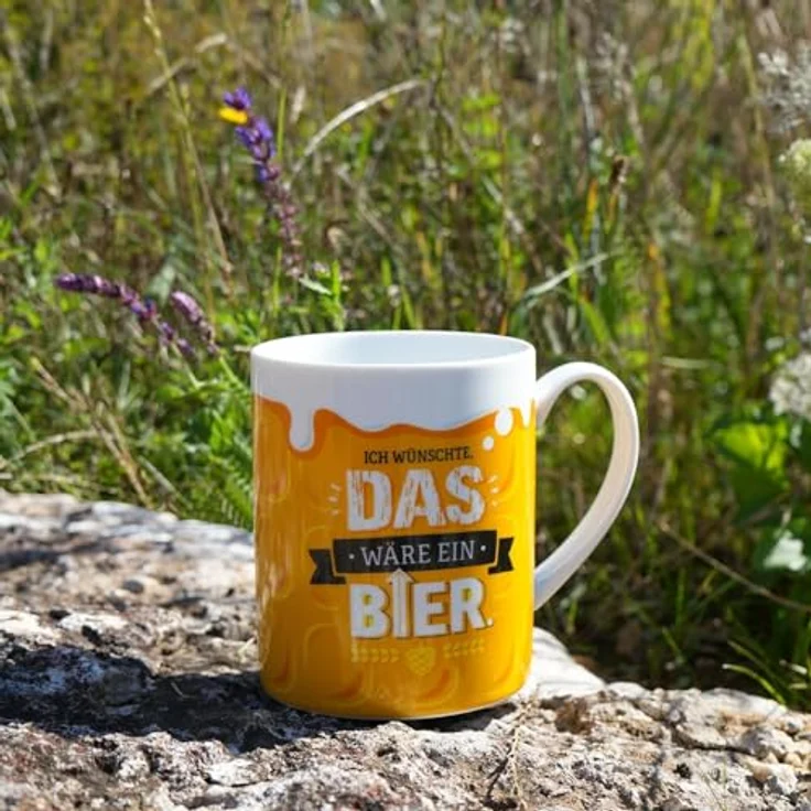 Kaffeetasse Kaffee Tee XL-Tasse Becher 60cl Sheepworld Gruss & Co Auswahl Motiv Bier 48813 – Bild 6